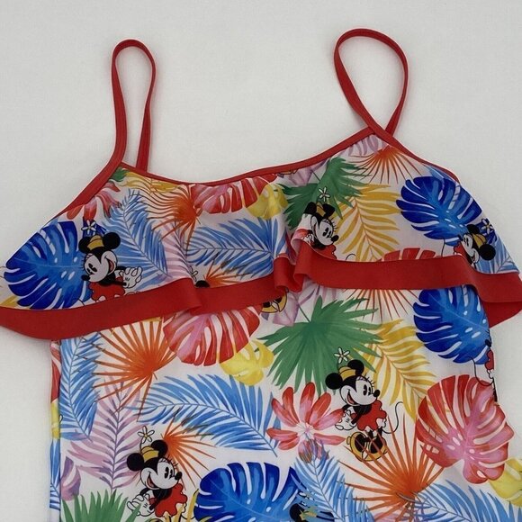 Disney Women's Size M Minnie Mouse One Piece Swimsuit 50+SPF Colorful - Picture 3 of 11
